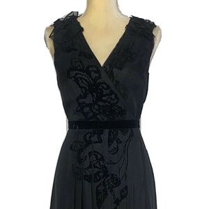 Elie Tahari NTW Sleeveless Pleated Cocktail Dress Size 2